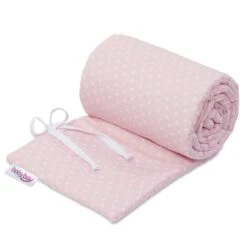 Babybay Nestchen Organic Cotton Passend Für Modell Original, Rose Sterne Weiß