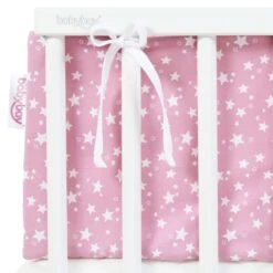 Babybay Nestchen Piqué Passend Für Modell Boxspring XXL, Beere Sterne Weiß -Baby Produkte Geschäft babybay nestchen pique boxspring xxl beere sterne weiss 168828 003 1280x1280