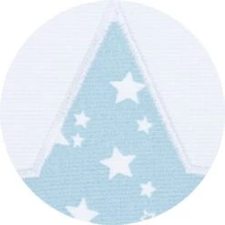 Babybay Nestchen Piqué Passend Für Modell Maxi, Boxspring, Comfort Und Comfort Plus, Weiß Applikation Stern Azurblau Sterne Weiß -Baby Produkte Geschäft babybay nestchen pique maxi boxspring comfort plus weiss applikation stern azurblau sterne weiss 160835 004 1280x1280