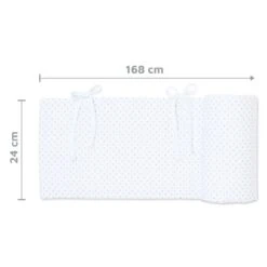 Babybay Nestchen Piqué Passend Für Modell Maxi, Boxspring, Comfort Und Comfort Plus, Weiß Punkte Perlgrau -Baby Produkte Geschäft babybay nestchen pique maxi boxspring comfort plus weiss punkte perlgrau 160817 006 1280x1280