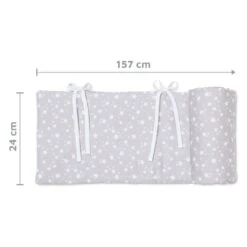 Babybay Nestchen Piqué Passend Für Modell Midi Und Mini, Perlgrau Sterne Weiß -Baby Produkte Geschäft babybay nestchen pique midi mini perlgrau sterne weiss 120814 006 1280x1280