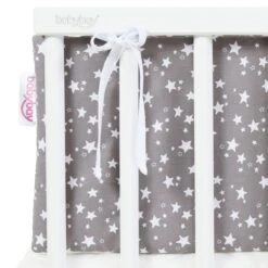 Babybay Nestchen Piqué Passend Für Modell Midi Und Mini, Taupe Sterne Weiß -Baby Produkte Geschäft babybay nestchen pique midi mini taupe sterne weiss 120827 003 1280x1280