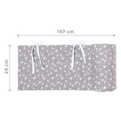 Babybay Nestchen Piqué Passend Für Modell Midi Und Mini, Taupe Sterne Weiß -Baby Produkte Geschäft babybay nestchen pique midi mini taupe sterne weiss 120827 006 1280x1280