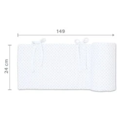 Babybay Nestchen Piqué Passend Für Modell Original, Weiß Punkte Perlgrau -Baby Produkte Geschäft babybay nestchen pique original weiss punkte perlgrau 100817 006 1280x1280