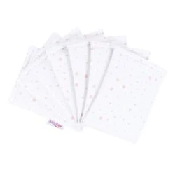 Babybay Nestchen Ultrafresh Piqué Passend Für Modell Maxi, Boxspring, Comfort, Midi Und Comfort Plus, Weiß Sternemix Sand/beere