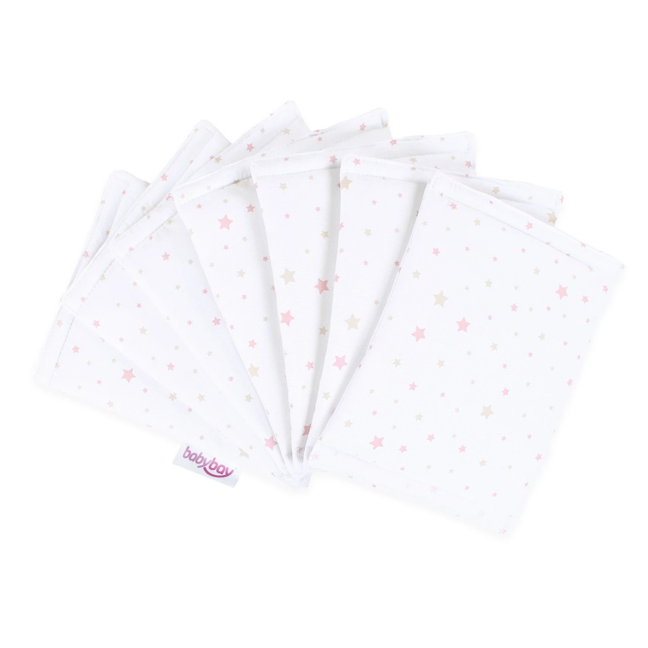 Babybay Nestchen Ultrafresh Piqué Passend Für Modell Maxi, Boxspring, Comfort, Midi Und Comfort Plus, Weiß Sternemix Sand/beere 3 Babybay Nestchen Ultrafresh Piqué Passend Für Modell Maxi, Boxspring, Comfort, Midi Und Comfort Plus, Weiß Sternemix Sand/beere