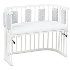 Babybay Nestchen Ultrafresh Piqué Passend Für Modell Original, Perlgrau Sterne Weiß -Baby Produkte Geschäft babybay nestchen ultrafresh pique original perlgrau sterne weiss 100864 005 1280x1280