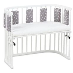 Babybay Nestchen Ultrafresh Piqué Passend Für Modell Original, Taupe Sterne Weiß -Baby Produkte Geschäft babybay nestchen ultrafresh pique original taupe sterne weiss 100867 005 1280x1280