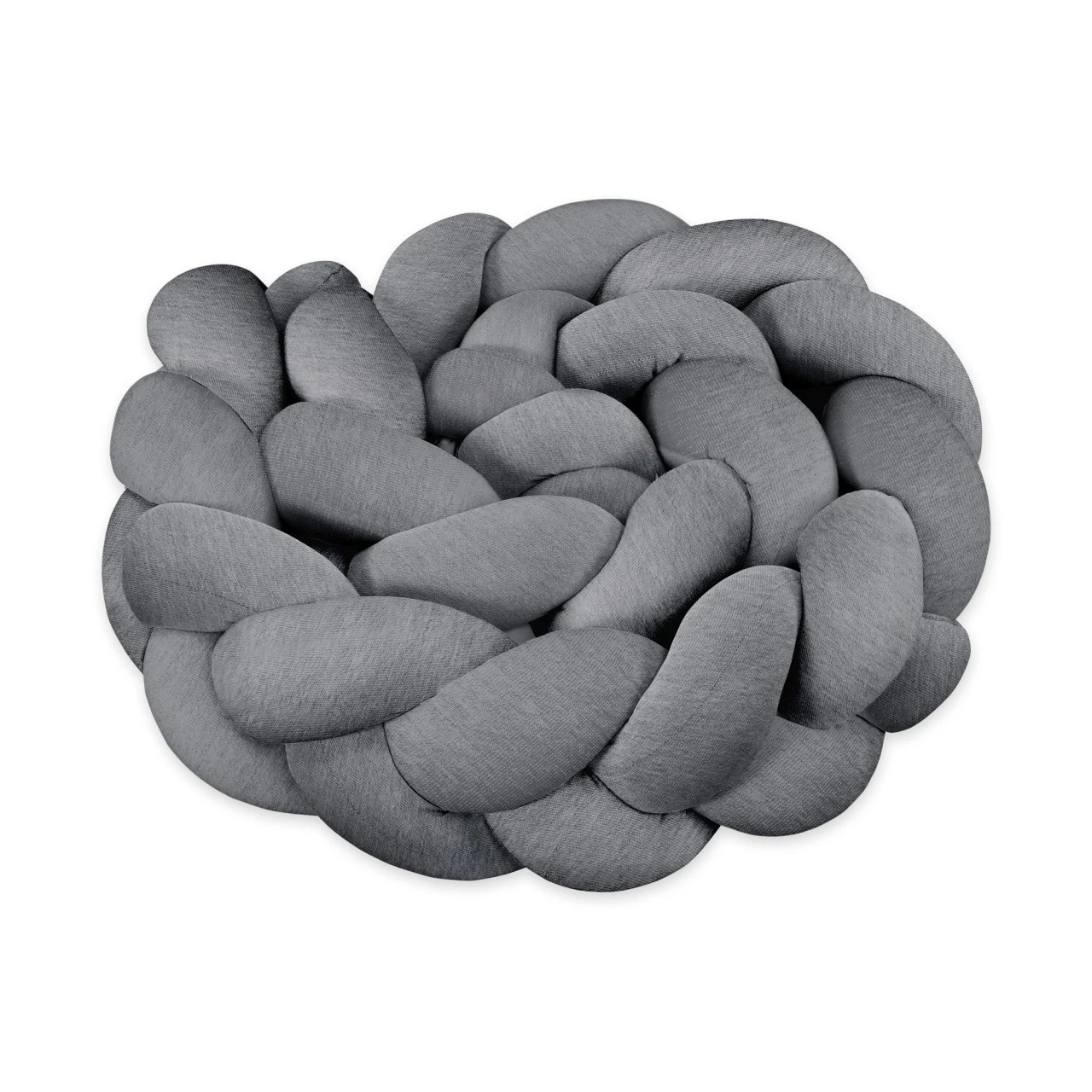 Babybay Nestchenschlange Geflochten Passend Für Alle Modelle, Dunkelgrau Meliert 4 Babybay Nestchenschlange Geflochten Passend Für Alle Modelle, Dunkelgrau Meliert – Bild 2