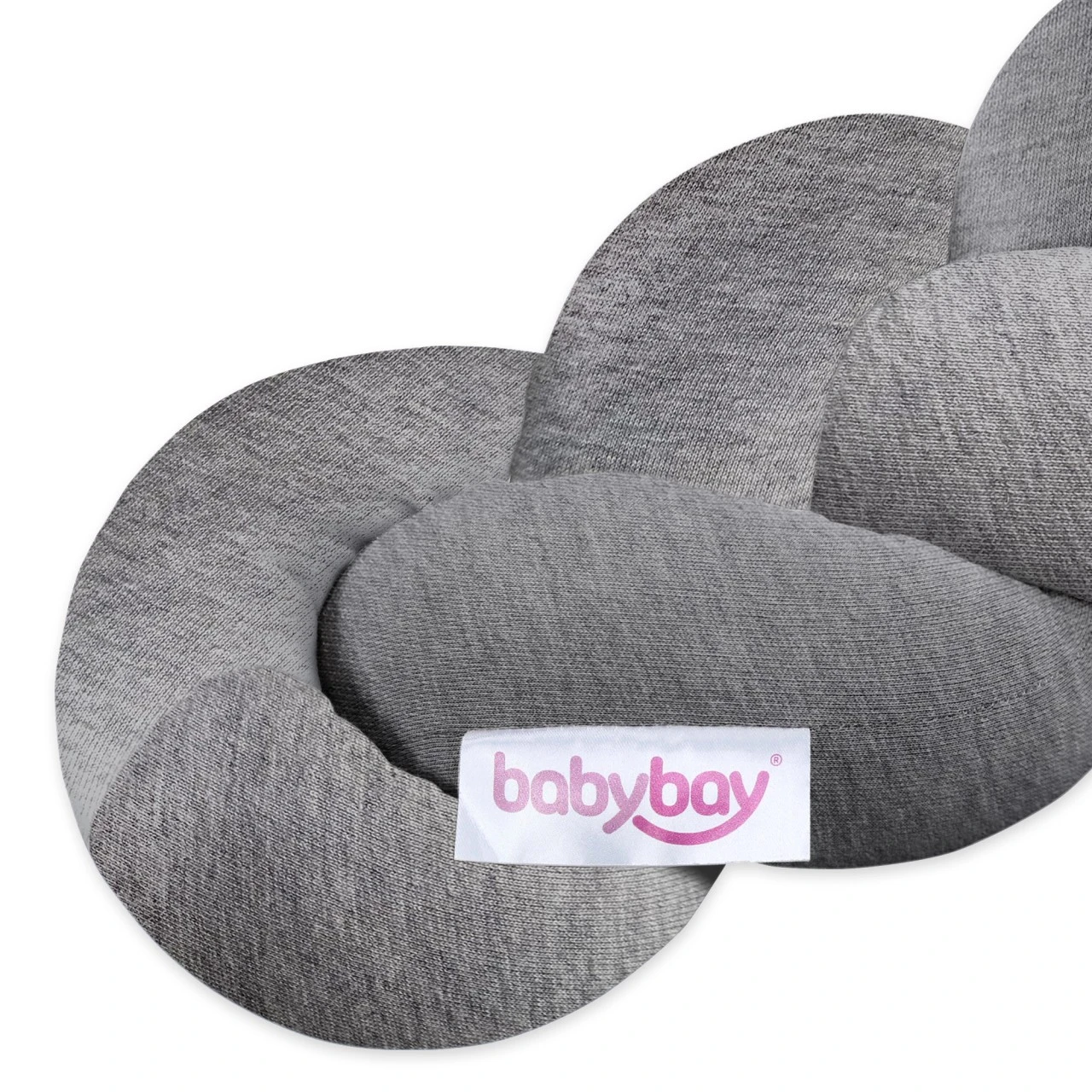 Babybay Nestchenschlange Geflochten Passend Für Alle Modelle, Dunkelgrau Meliert 5 Babybay Nestchenschlange Geflochten Passend Für Alle Modelle, Dunkelgrau Meliert – Bild 3