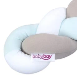 Babybay Nestchenschlange Geflochten Passend Für Alle Modelle, Weiß/beige/aqua -Baby Produkte Geschäft babybay nestchenschlange geflochten weiss beige aqua 500971 003NVNS9VVWgSyCM 1280x1280