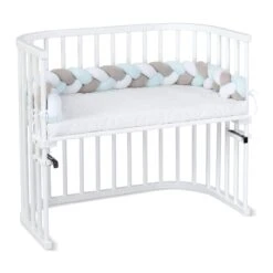Babybay Nestchenschlange Geflochten Passend Für Alle Modelle, Weiß/beige/aqua -Baby Produkte Geschäft babybay nestchenschlange geflochten weiss beige aqua 500971 004IFwlQGRJljloL 1280x1280