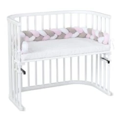 Babybay Nestchenschlange Geflochten Passend Für Alle Modelle, Weiß/beige/rosé -Baby Produkte Geschäft babybay nestchenschlange geflochten weiss beige ros 500970 004uNm2X8CzdwL7u 1280x1280