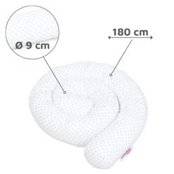 Babybay Nestchenschlange Piqué Passend Für Alle Modelle, Weiß Punkte Perlgrau -Baby Produkte Geschäft babybay nestchenschlange pique weiss punkte perlgrau 500917 003 1280x1280