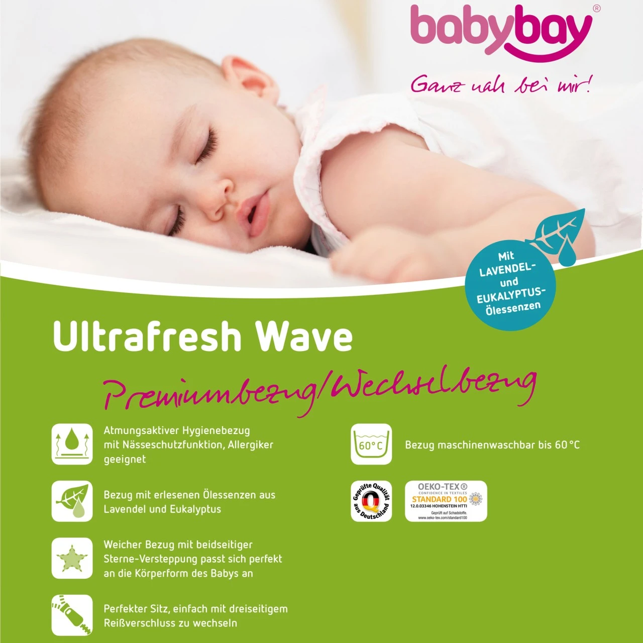 Babybay Premium Wechselbezug Ultrafresh Passend Für Modell Midi Und Mini 4 Babybay Premium Wechselbezug Ultrafresh Passend Für Modell Midi Und Mini – Bild 2