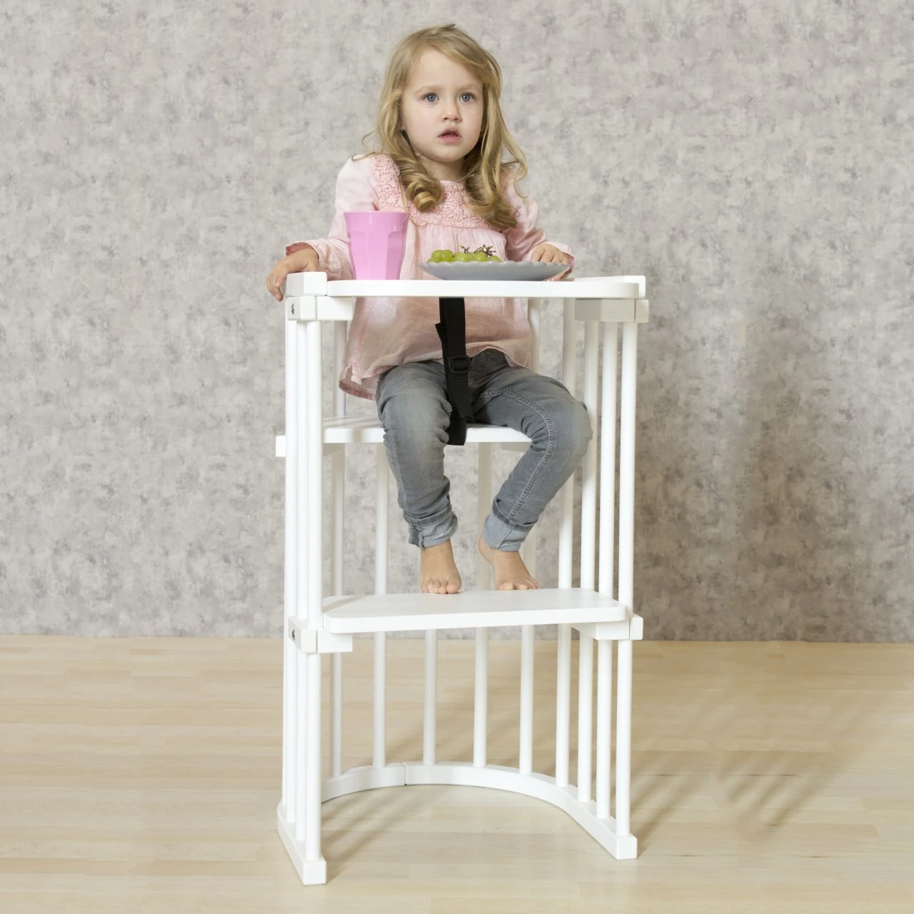 Babybay Tischplatte Hochstuhlumrüstsatz Passend Für Modell Original, Maxi Und Comfort, Schiefergrau Lackiert 4 Babybay Tischplatte Hochstuhlumrüstsatz Passend Für Modell Original, Maxi Und Comfort, Schiefergrau Lackiert – Bild 2